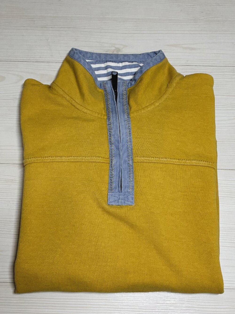 Fat Face The Airlie Women's 1/4 Zip Pullover Sweatshirt Yellow Size US 12 - Picture 5 of 7